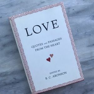 Anthropologie Love Quotes&Passages Book